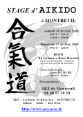 Poster : Stage Aikido - Montreuil - February, 2008