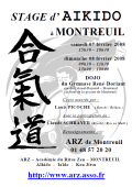 Poster: Stage Aikido - Montreuil (France) - February 2009