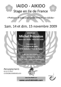 Training: November 14th & 15th, 2009 - IAIDO / AIKIDO - SOISY-SOUS-MONTMORENCY (F-95230)