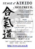 Poster: Stage Aikido - Montreuil (France) - February 2009