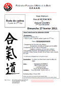 Stage GHAAN : 27 février 2011 - AIKIDO - ISSY-LES-MOULINEAUX (F-92130)
