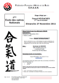 Trainig course: November 27th, 2011 - AIKIDO - ISSY-LES-MOULINEAUX (F-92130)