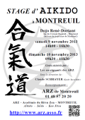 Training course: November 09th & 10th, 2013 - AIKIDO - MONTREUIL-SOUS-BOIS (F-93100) 