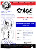 Training course: Jean-Marc CHAMOT ( 6th dan - FFAB ) - October 12th, 2014 - AIKIDO - PARIS (F-75014)