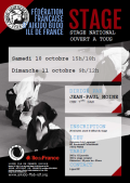 Trainig course: October 10th & 11th, 2015 - AIKIDO - PARIS (F-75012)