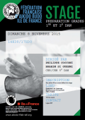 Traing course: Novembre 08th, 2015 - AIKIDO - PARIS (F-75012) - Philippe COCCONI ( 5th dan - FFAB - CER ) - Brahim SI GUESMI ( 5th dan - FFAB - CEN )