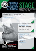 Stage : 10 janvier 2016 - AIKIDO - PARIS (F-75016) - Philippe COCCONI ( 5e dan - FFAB - CER )