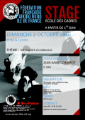 Stage : 02 octobre 2016 - AIKIDO - PARIS (F-75013) - Jean-Marc CHAMOT ( 6e dan - FFAB )