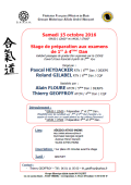 Training course: 15th of October, 2016 - AIKIDO - ATHIS-MONS (F-91200) - Pascal HEYDACKER ( 6th dan - GHAAN - RTN )