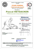 Training course: 13th of November, 2016 - AIKIDO - MASSY (F-91300) - Pascal HEYDACKER ( 6th dan - GHAAN - RTN )