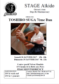 Seminario: El 28 y 29 de enero de 2017 - AIKIDO - MONTMORENCY (F-95160) - SUGA Toshiro Shihan ( 6.o dan Aikikai - 7.o dan CSDGE )