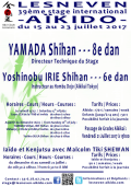 Stage : Du 15 au 23 juillet 2017 - AIKIDO / IAIDO - LESNEVEN (F-29) - YAMADA Yoshimitsu Shihan ( 8e dan )