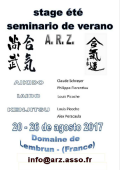 Training course: From 20th till 26th August 2017 - AIKIDO / IAIDO / KEN JITSU - LE TEMPLE-SUR-LOT (F-47110)