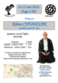 Stage : 12 & 13 mai 2018 - AIKIDO - BU (F-28410) - Klaus CHUDZIAK ( 6ème dan - GHAAN )