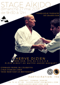Training course: 27th of May, 2018 - AIKIDO - MONTIGNY-LE-BRETONNEUX (F-78180) - Hervé DIZIEN ( 7th dan - GHAAN - RTN )