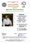 Training course: 03rd & 04th of November, 2018 - AIKIDO - MASSY (F-91300) - Michel DESROCHES ( 6th dan - GHAAN - RTN )